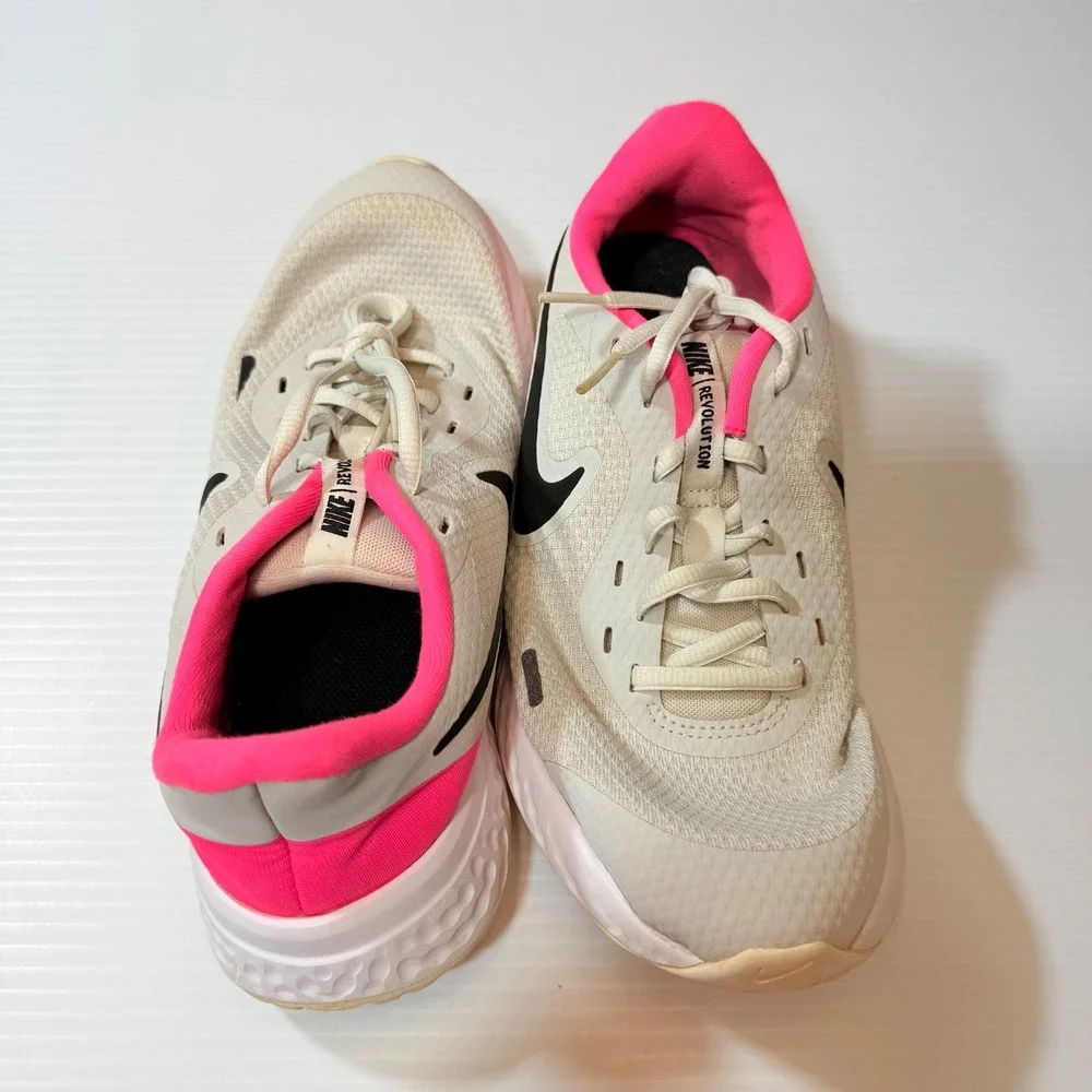 Nike Revolution 6 NN Women's Running Shoes Sneakers Light Gray Pink  BQ5671-010‎